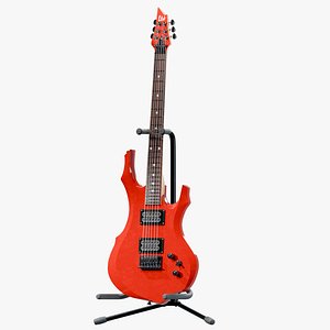 ESP LTD F Electric Guitar PBR 3D