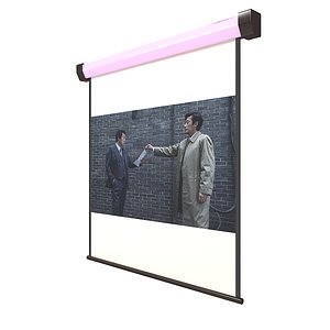 screen movie 3D model