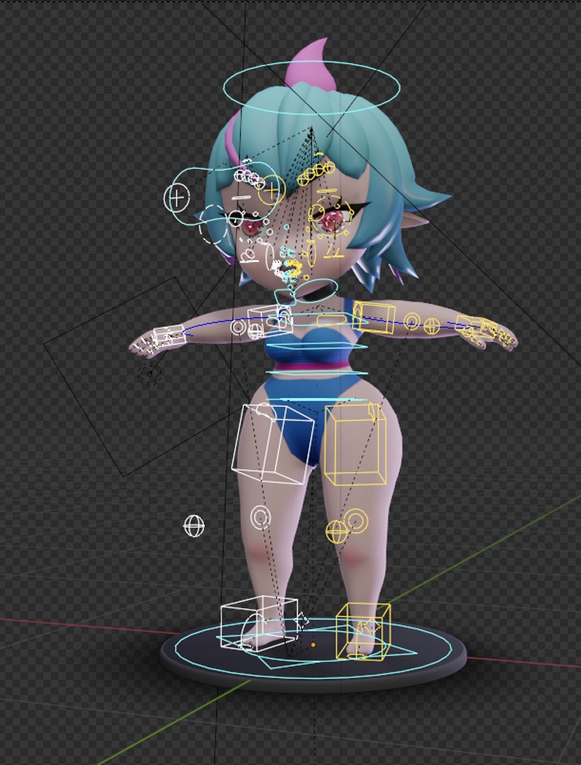Chibi Char Rigged 3d Model 3D Model - TurboSquid 2516086