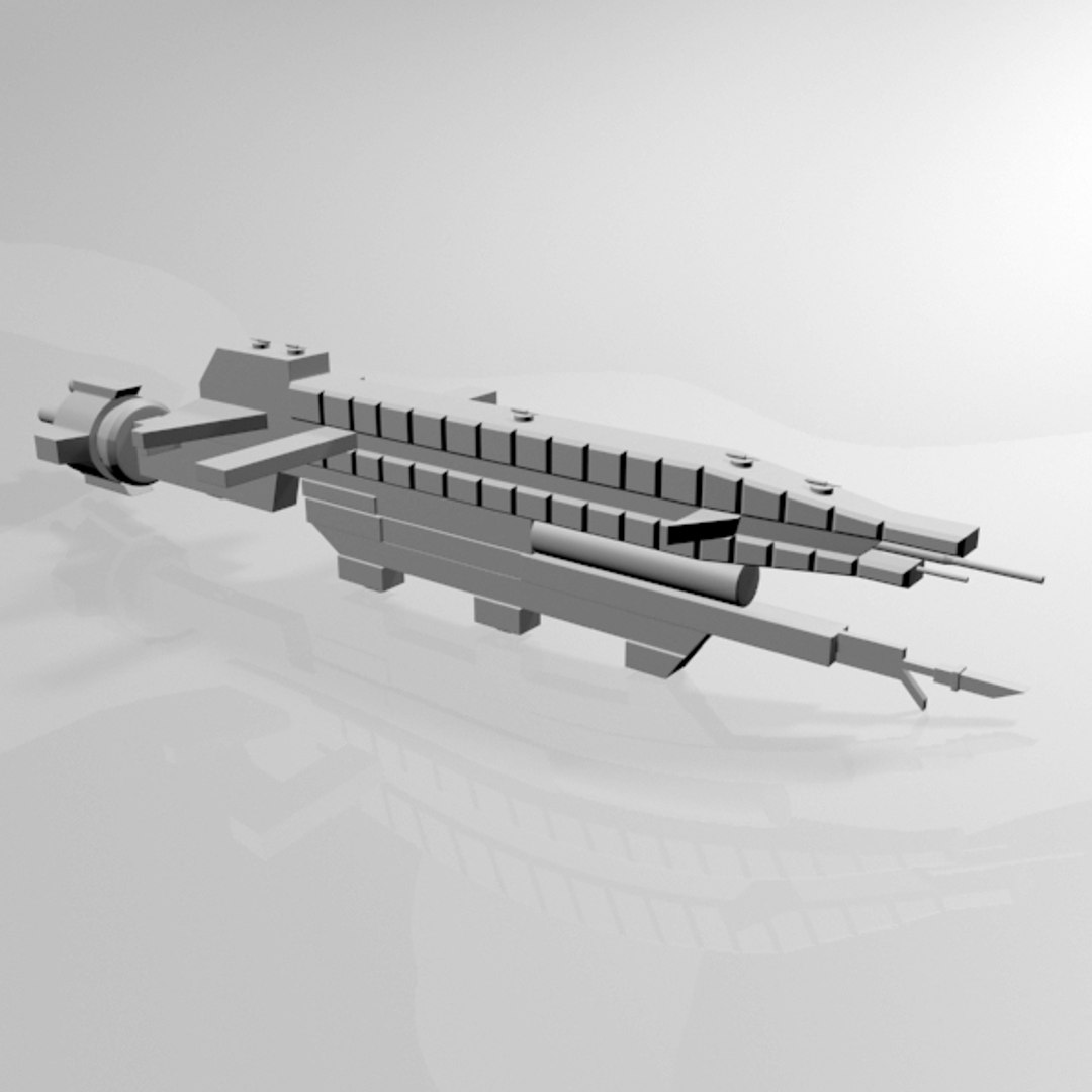 Space Destroyer 02 Model - TurboSquid 1829661