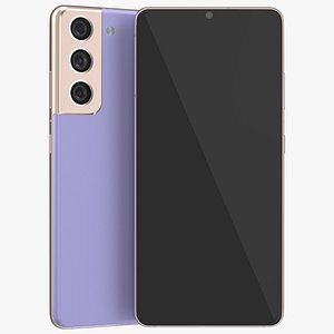 3D model Smartphone Purple