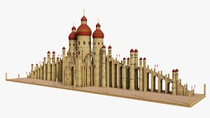 Fantasy Orient Palace 3D model