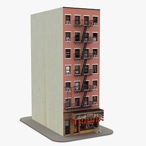 3D NYC New York City Building 3d model 8
