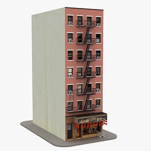 NYC New York City Building 3d model 8
