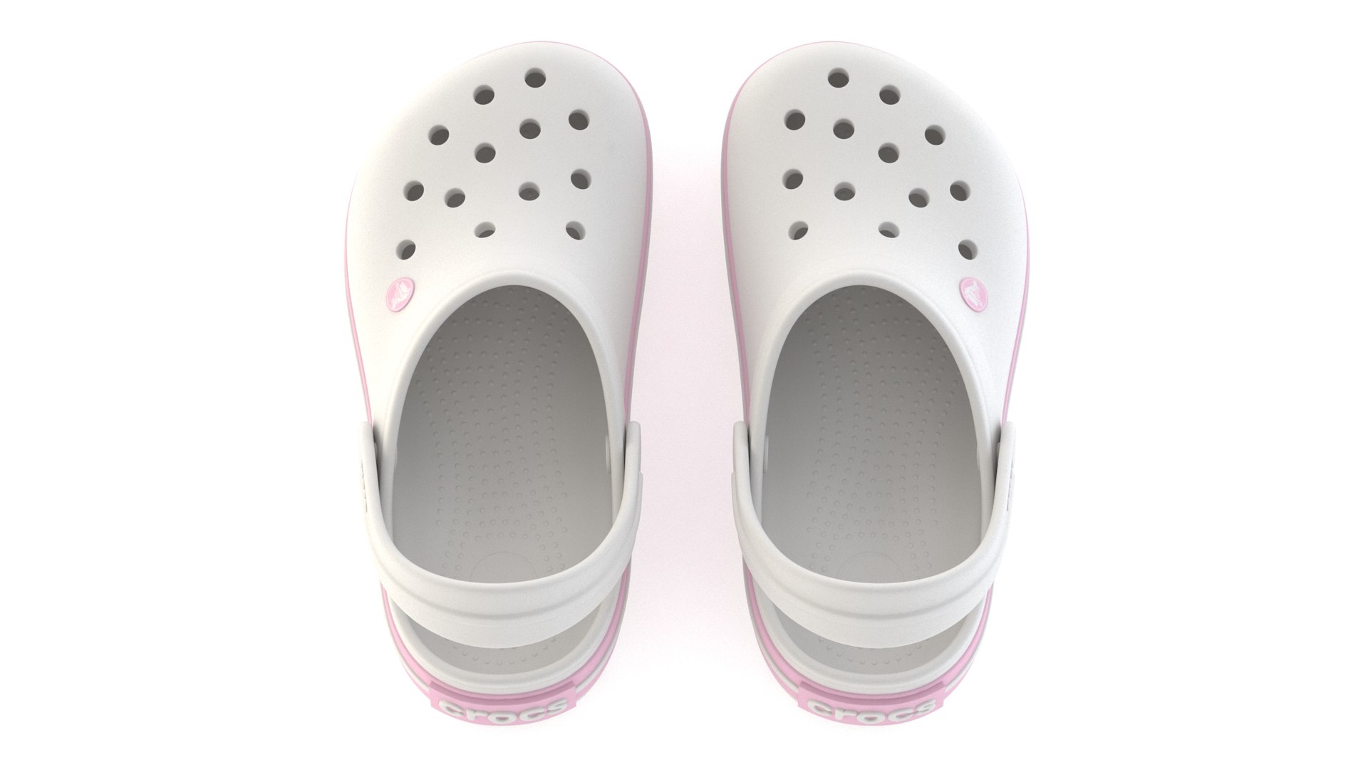 3D Crocs Crocband Pink Milk Model - TurboSquid 2416309
