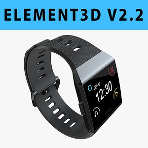 E3D - Fitbit Ionic Charcoal 3D