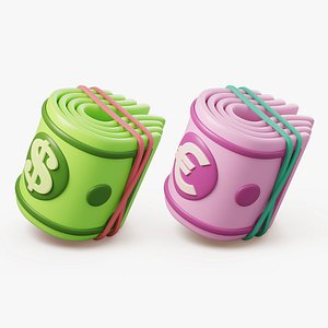 Stylized Money Roll