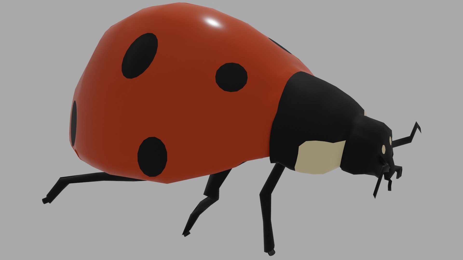 3D Ladybug BLEND AND OBJ - TurboSquid 2320197