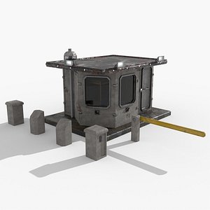 Guard booth 3D model