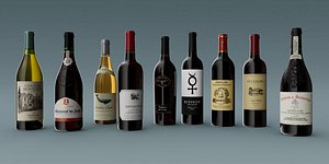 Collection of nine noble wines