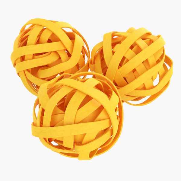 3D Tagliatelle pasta