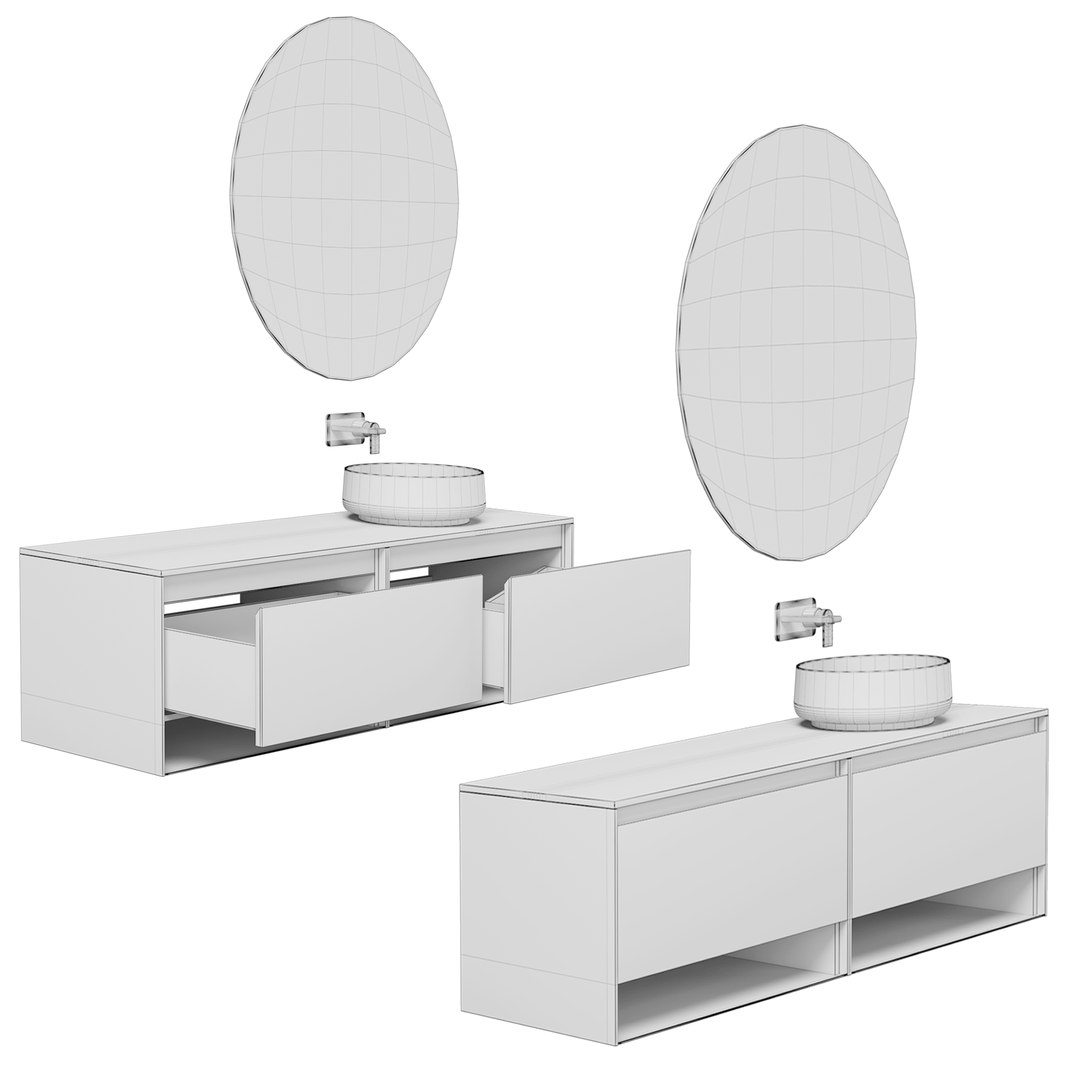 3D Arblu 5 ZERO Overhead Sink - TurboSquid 2185791
