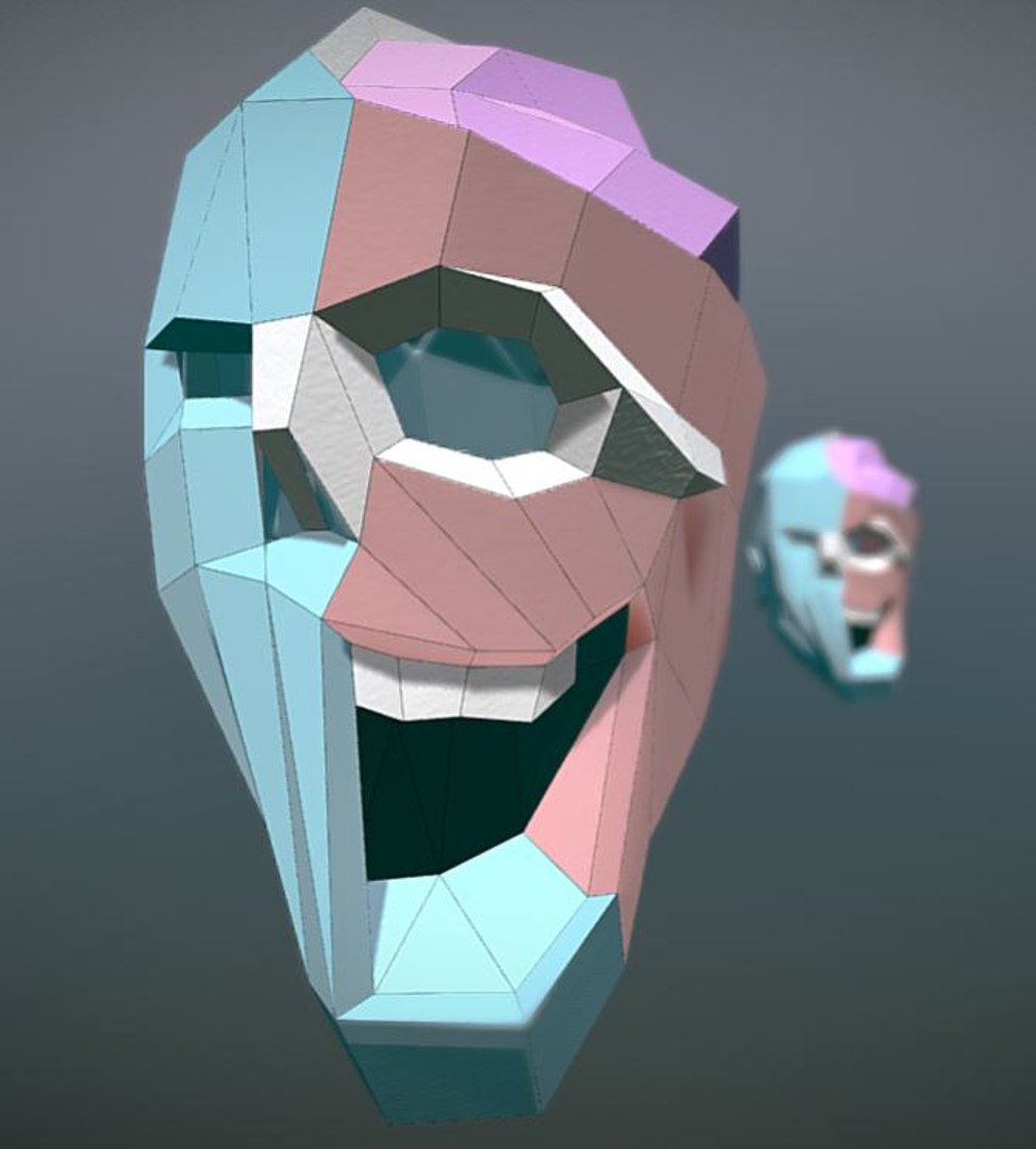 3D Model Head Mask Zombie - TurboSquid 1396654