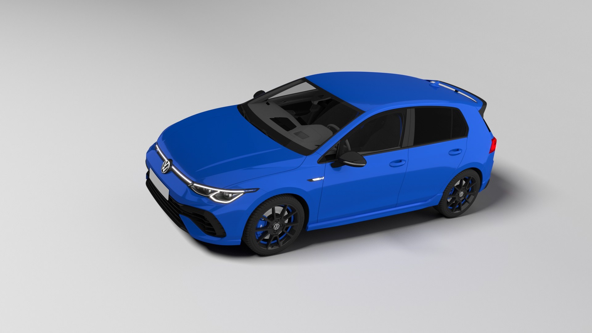3D Model Volkswagen Golf R - TurboSquid 2397353