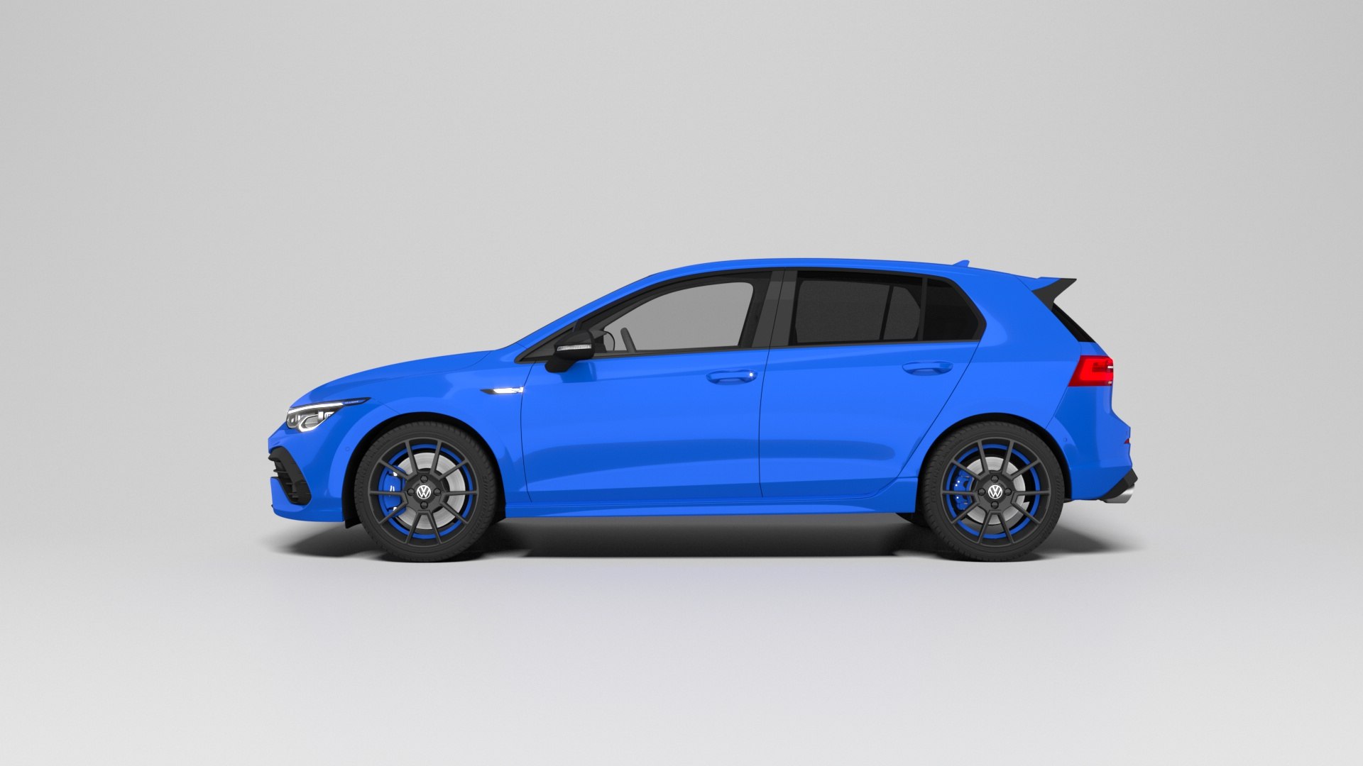 3D Model Volkswagen Golf R - TurboSquid 2397353