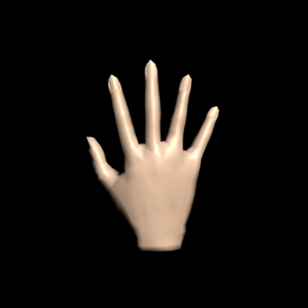 max human hand