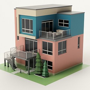 Modern House 15 3D model