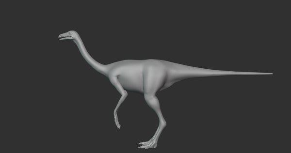 3D Struthiomimus Basemesh Low Poly - TurboSquid 1995310