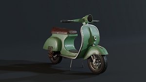 Retro Scooter Bike