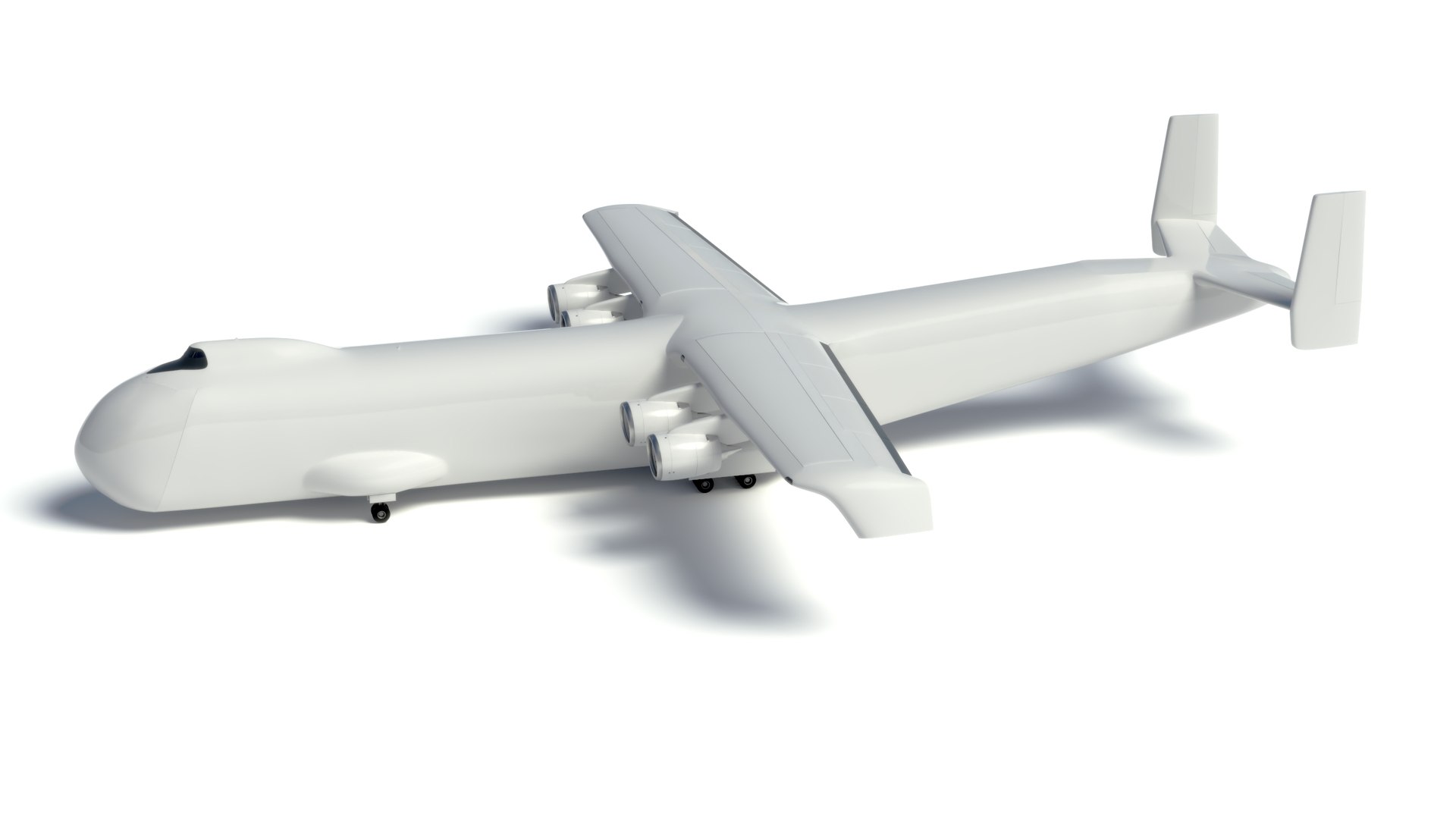 Giant Cargo Plane 3D model preview