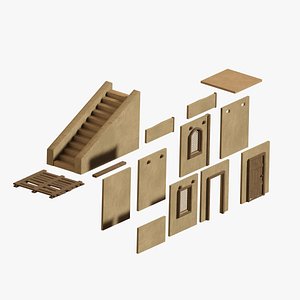 Asset Pack Vol 3 - Modular Desert Building