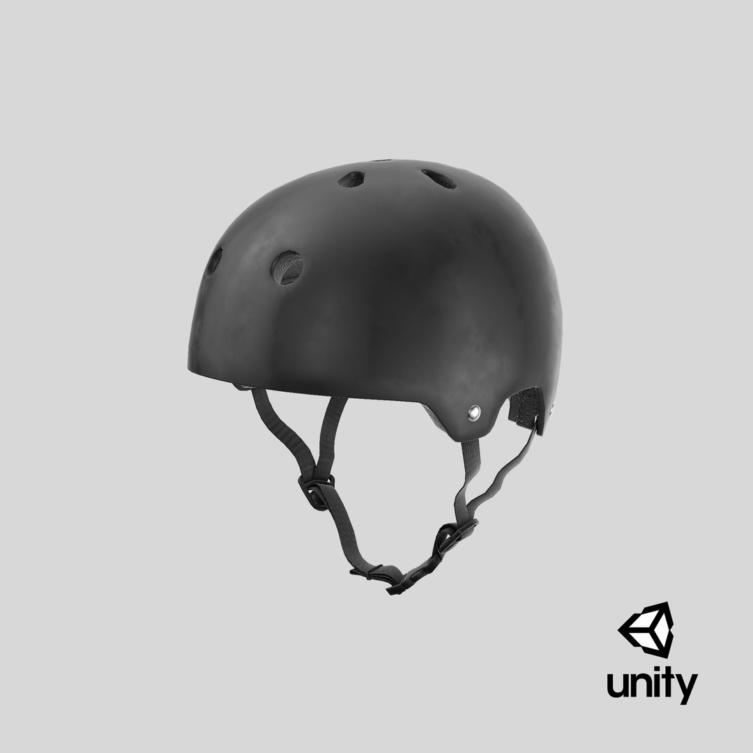 3D model skateboard helmet pure black TurboSquid 1309322