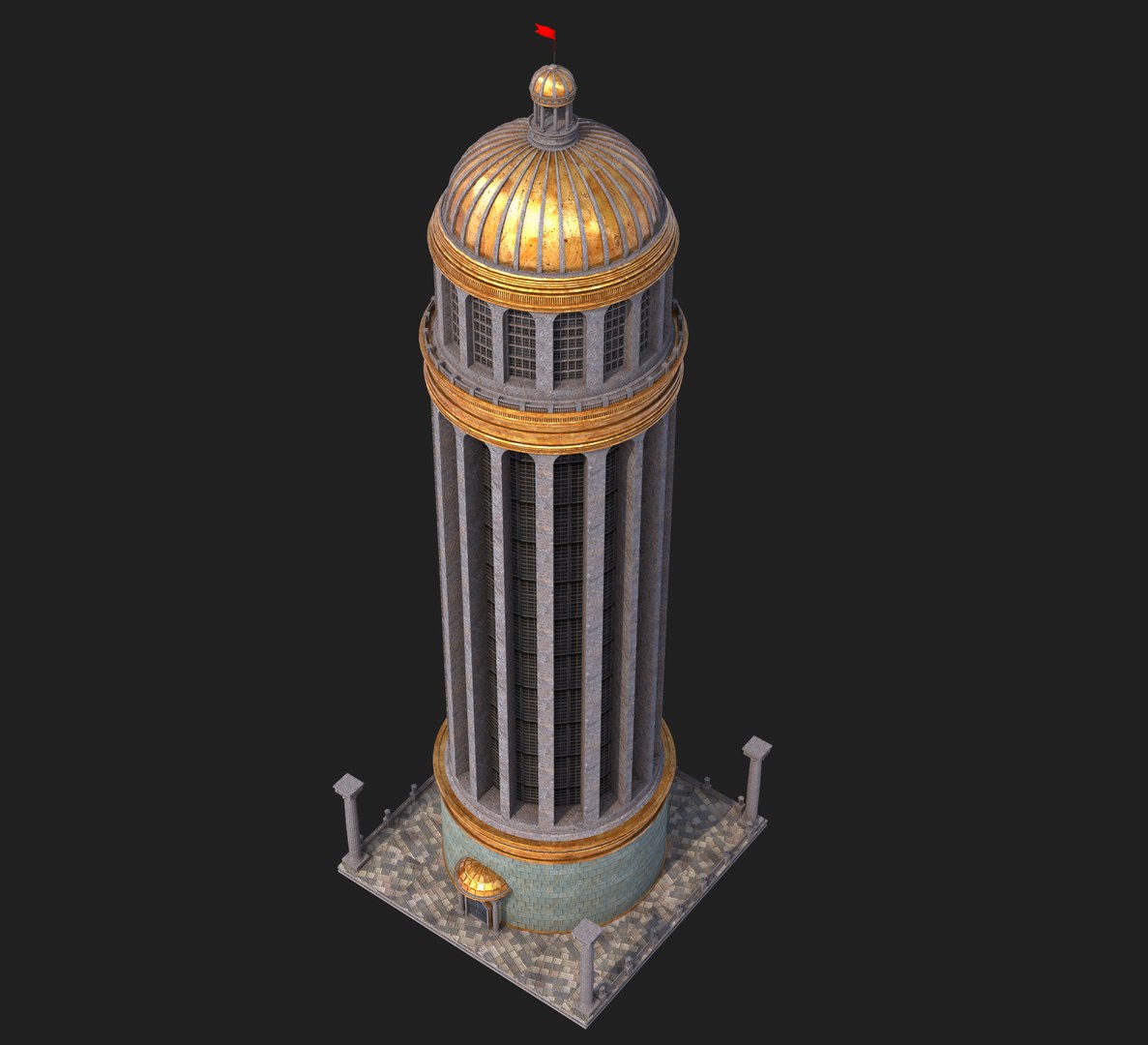 Fantasy Dome Tower 3D model https://p.turbosquid.com/ts-thumb/nN/eZOKPp/gq/tower6copia/jpg/1661019195/1920x1080/fit_q87/4622065cfa9b1074855f8d92bd7bfd21011ecb7b/tower6copia.jpg