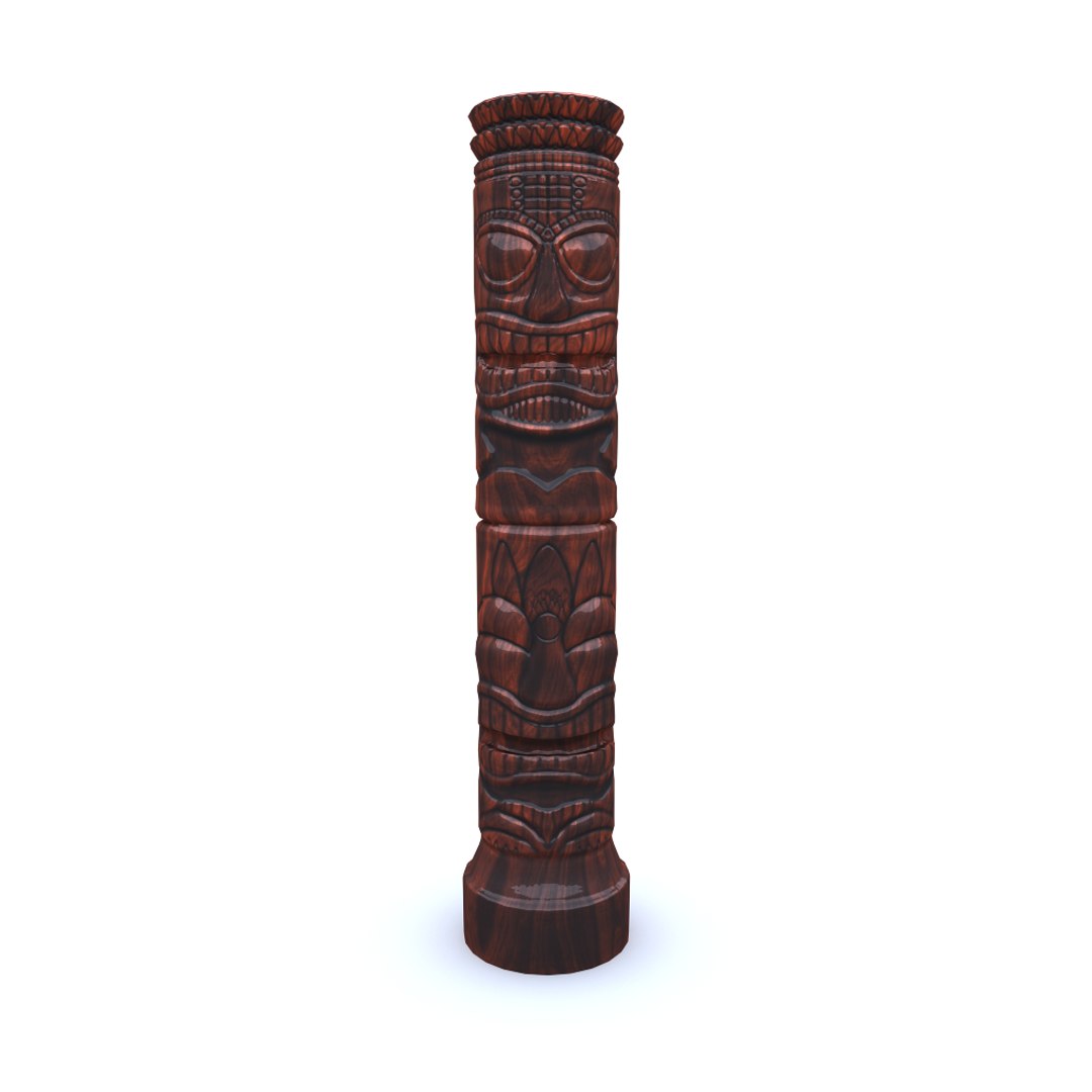 Maya Tiki Statues
