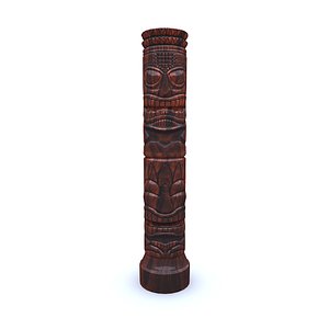 maya tiki statues