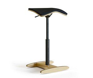 3D Fully Tic Toc Standing Desk Stool
