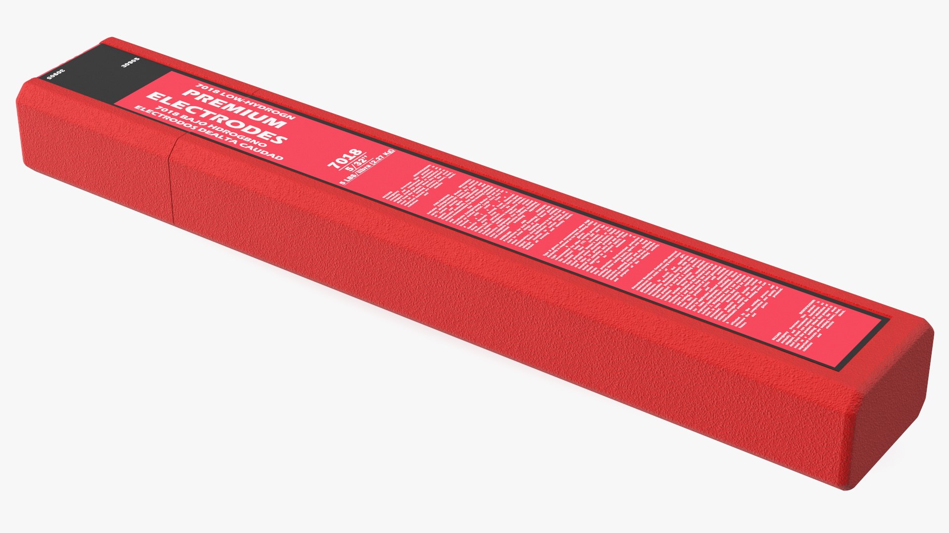 Welding Electrodes E7018 5 Lbs Package 3D model preview