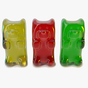 3d model gummy bear
