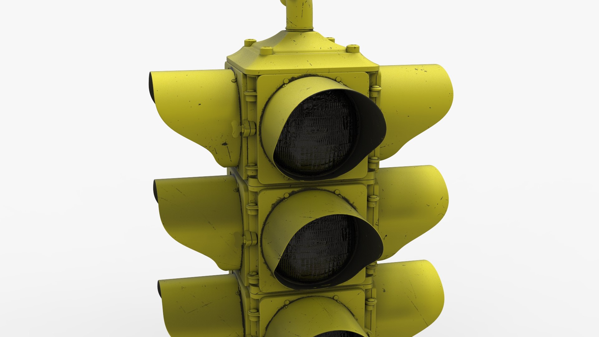 3D Yellow Traffic Lights Signals Model TurboSquid 1945138