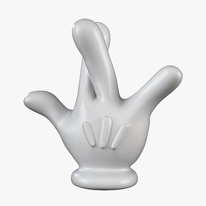 Mickey hand - Cross palm 3D