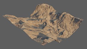 3D 8K Detailed Canyon Landscape 2