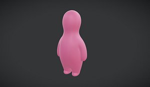Pink Human Figure