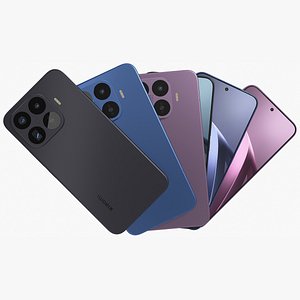 3D model Xiaomi 17T Pro All Colors