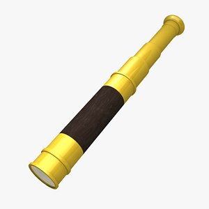 civil war spyglass 3d obj