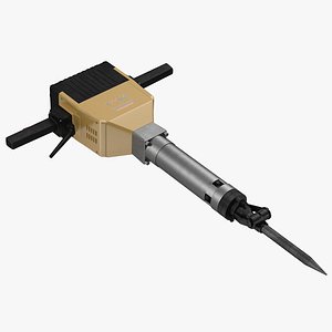 Electric Demolition Jack Hammer 2 3D Model