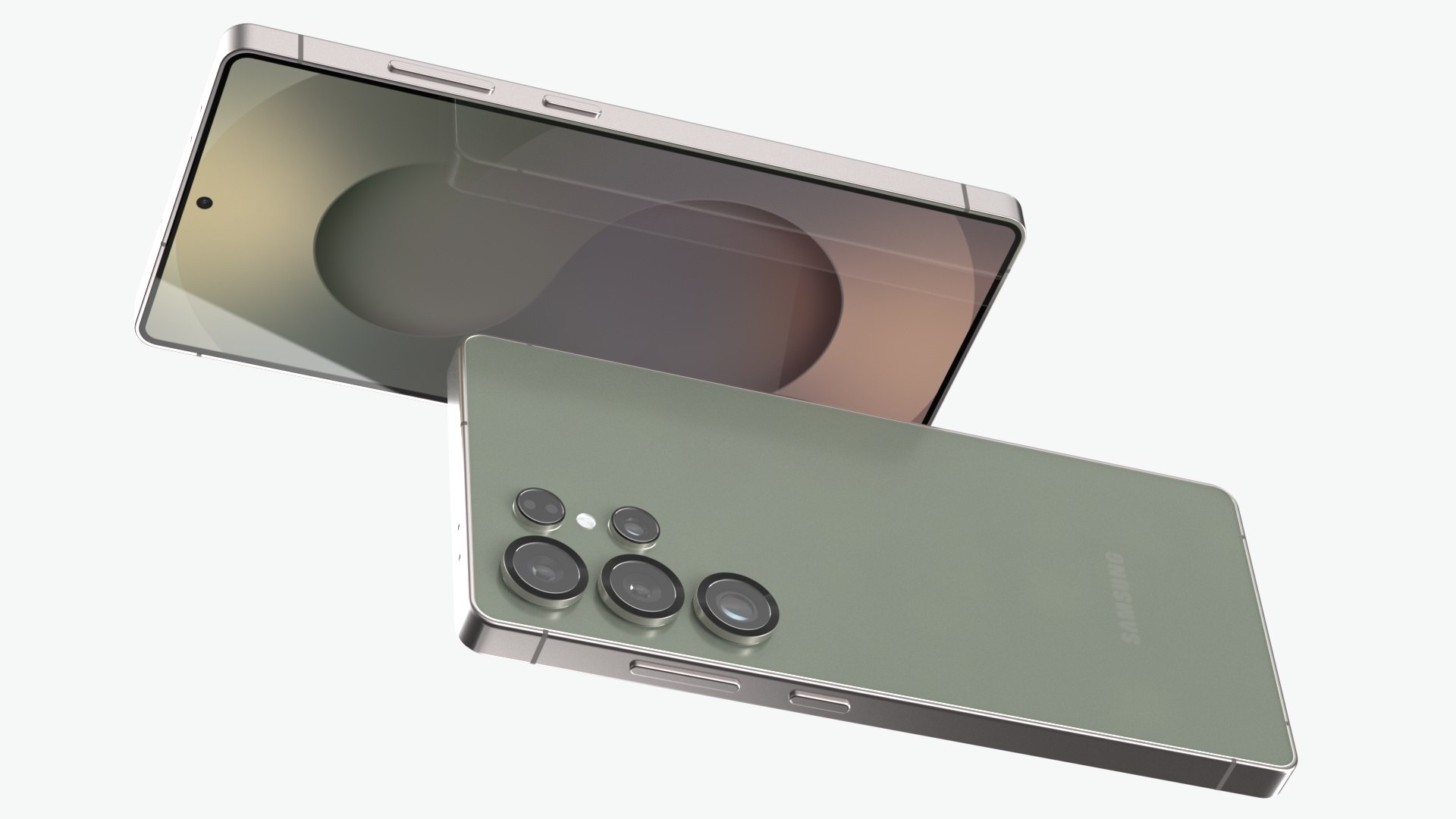 3D Samsung Galaxy S25 Ultra Titanium Jade Green - TurboSquid 2344419