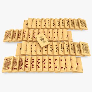 Playing Card Cookies 3D model