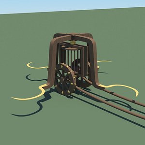 leonardo da blades 3d model