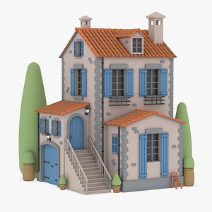 3D Provence House 03