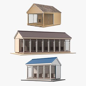 3D model Residential Kennels Collection