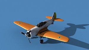 Curtiss H-75C Mohawk V20 Brazil 3D model