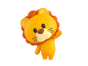 3D model Character130 Rigged Lion
