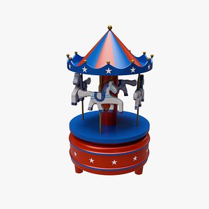 Carousel Music Box model