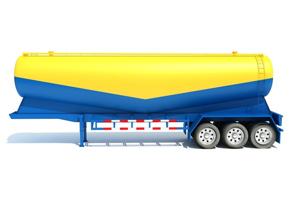 tanker trailer 3D model