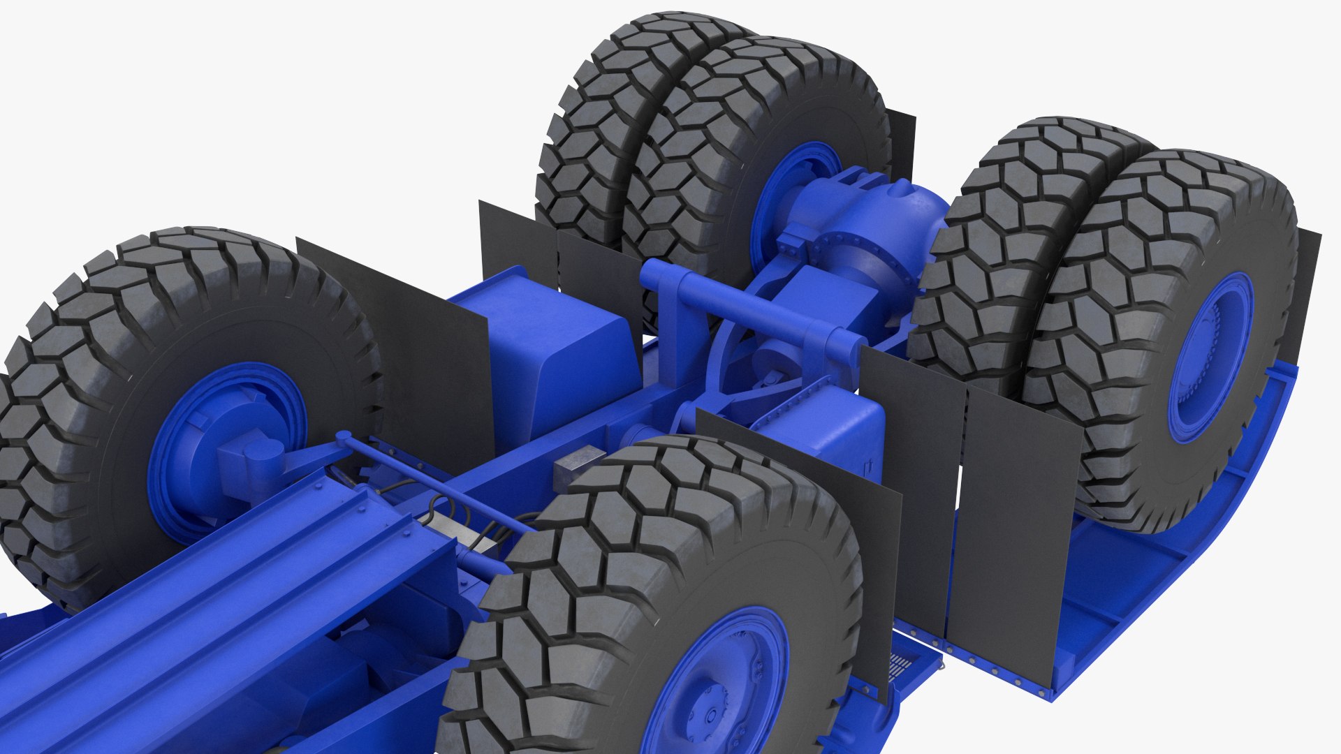 Heavy Duty Bare Chassis Clean 3D model - TurboSquid 1859411
