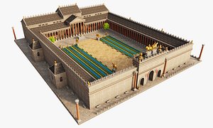 3D Temple of Peace Rome model